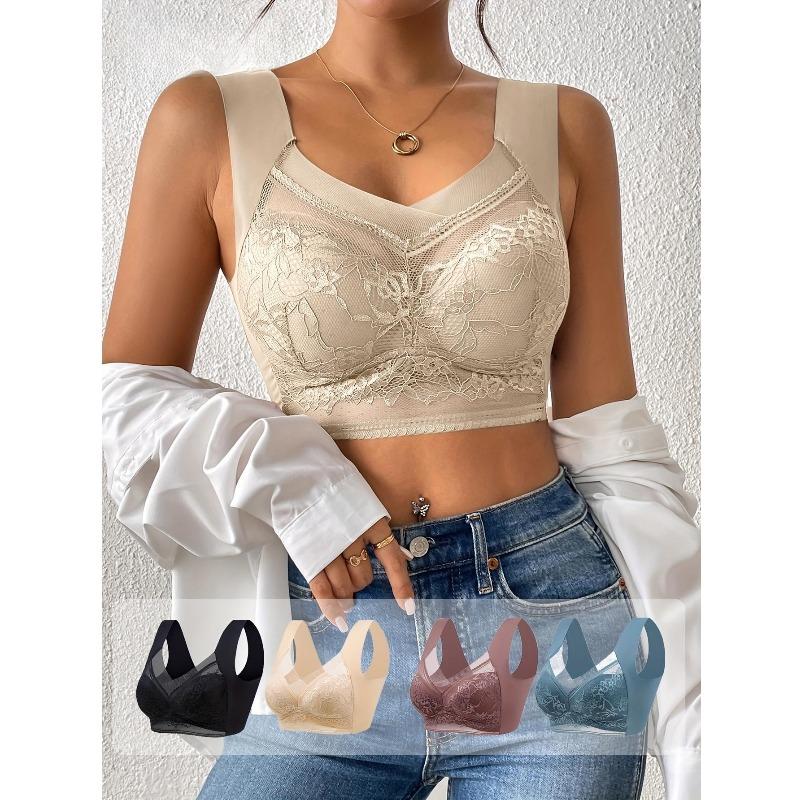 Women's lace underwear, daily bra, no steel ring underwear and bra