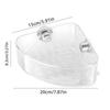 Suction Cup Sponge Holder Sink Organizer Kitchen Sink Caddy Organizer with Strong Load-bearing Suction Cup Capacity