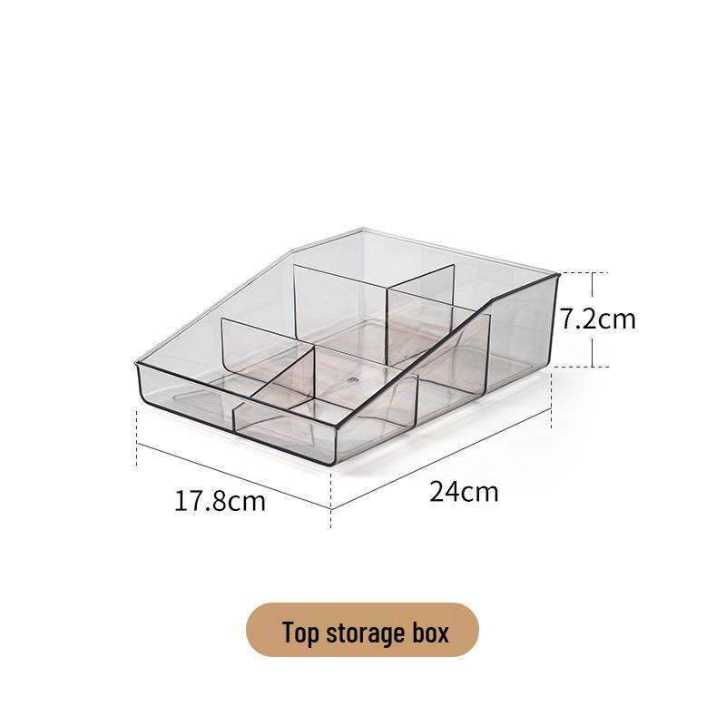 Transparent Desk Organizer Drawer for Cosmetics and Stationery