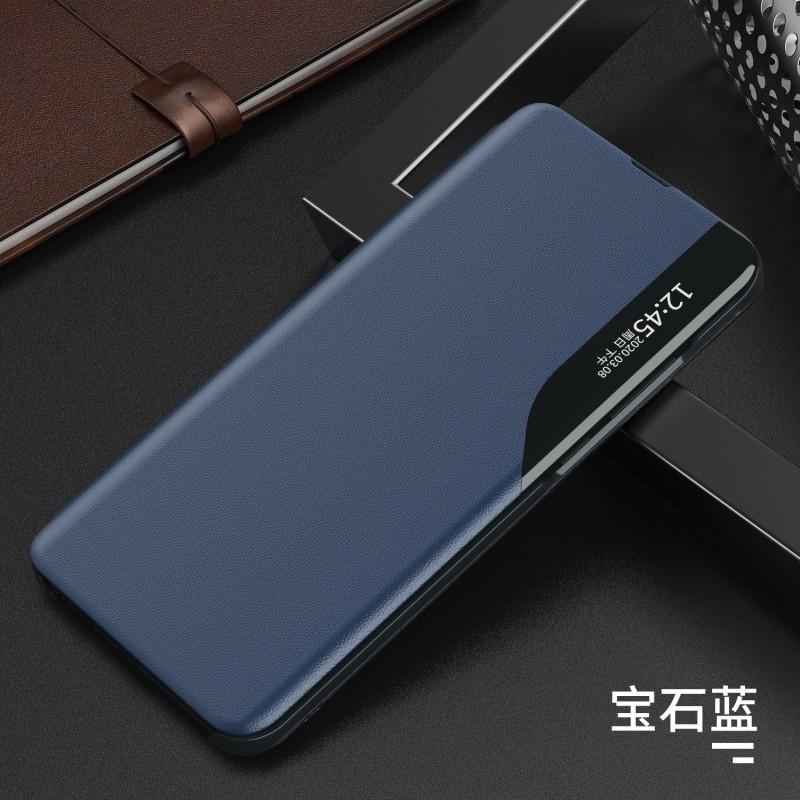Magnetic Flip Phone Case With Side Window Kickstand Galaxy S23 Ultra S22 S21 Note20 A53 Slim Shockproof PC