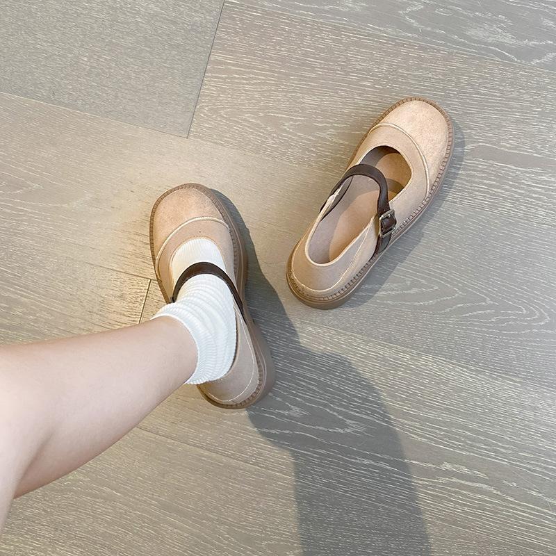 13Cm inner height increase small size female autumn and winter velvet muffin thick bottom retro lazy 33 33 хаки 6997₽
