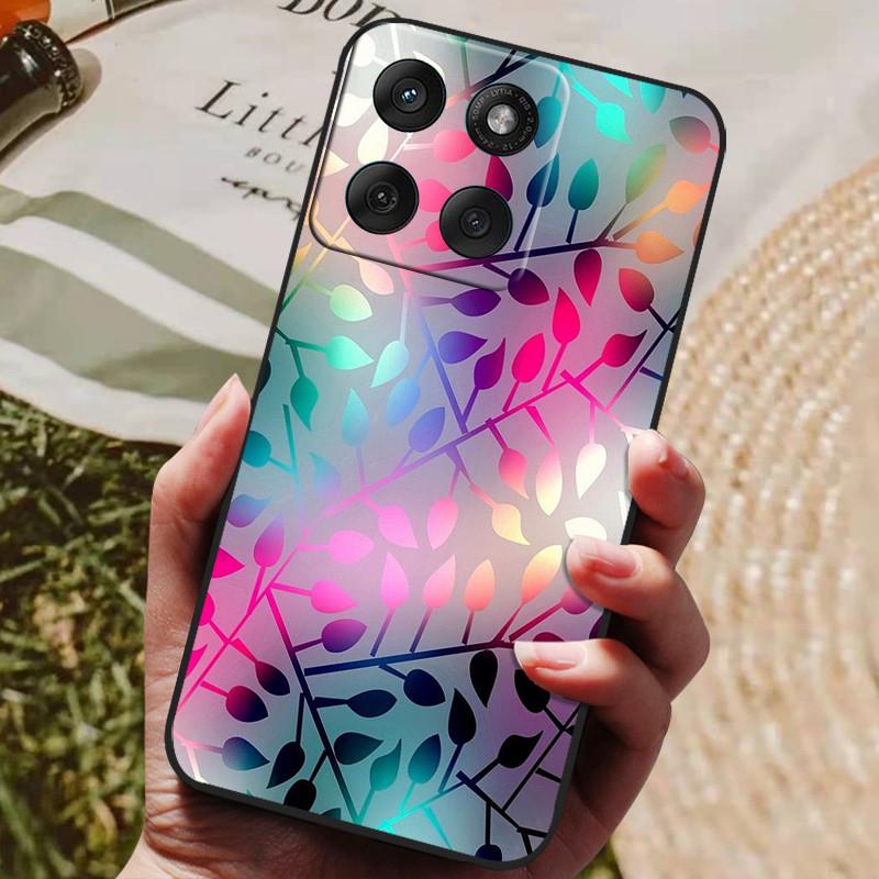 Etui do Motorola Edge 70 5G Modne Czarne Silikonowe Miękkie TPU Etui na Telefon do Motorola Moto X70 Air 5G 2025 Pokrowiec Tylny Etui Funda