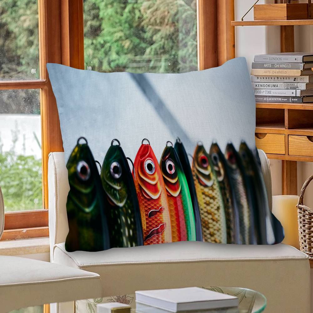 R-Rapalas Fishing Stitch Lucky Dragon pillow cover sofa cushion cover home room decoration children gift