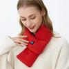 Usb Women Men Heating Scarf Temperature Scarf 3 Gears Wrap Fleece Washable Electric Neck Warmer Not Inclound Battery For Camping