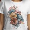 Wildflower Graphic T-Shirt | Floral Boho Tee, Nature Lover Gift