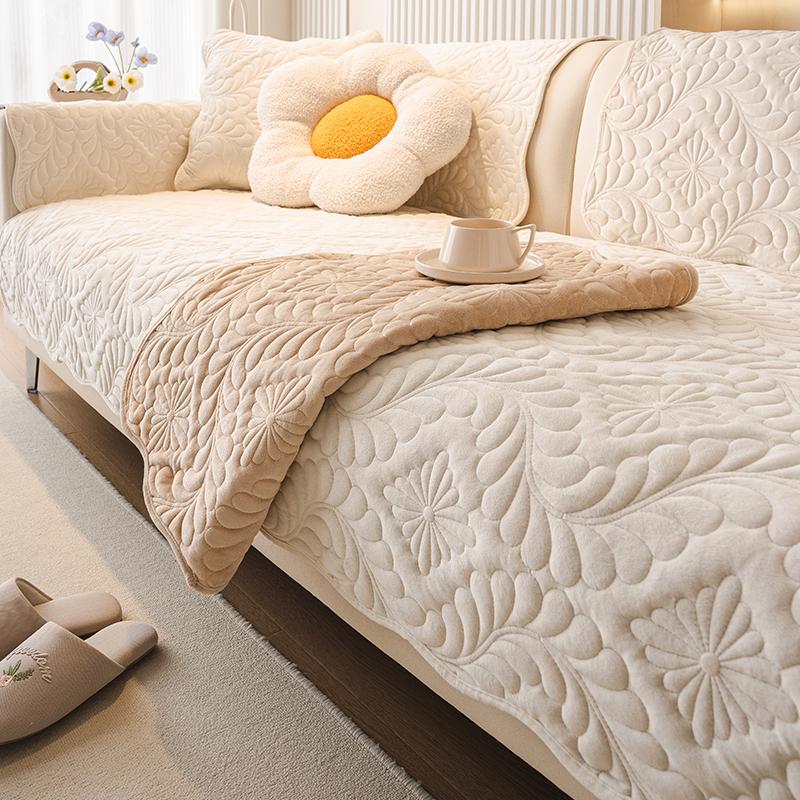

Modern Luxury Sofa Cushion Thick Non Slip Plush Leather Cover Soft Comfortable for All Seasons Home Decor 70*70