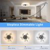 Smart Ceiling Fan Lamp Modern Style Chandelier Fan Lamp for Room Kitchen Living Room Bedroom Room Lamps Decoration Hom