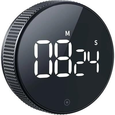 Kitchen Timer Digital Countdown Magnetic Egg Timer for Cooking with Constant Light Function for Classrooms Quiet for Kids Adults