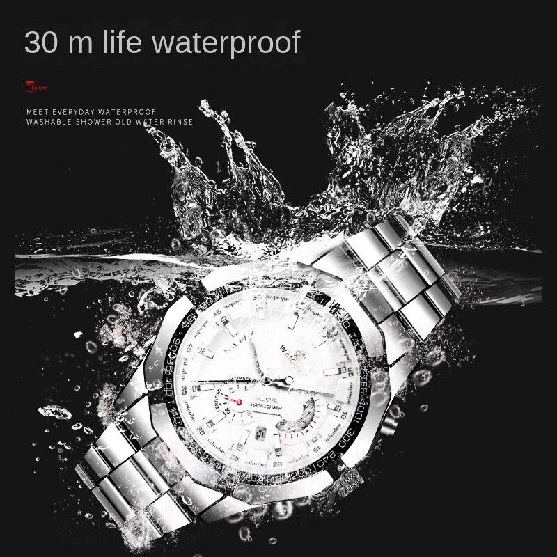 Fashion Automatic Movement Ρολόι Ανδρικό Ημερολόγιο Αδιάβροχο Φωτεινό Μη μηχανικό Ρολόι Μεγάλο Καντράν