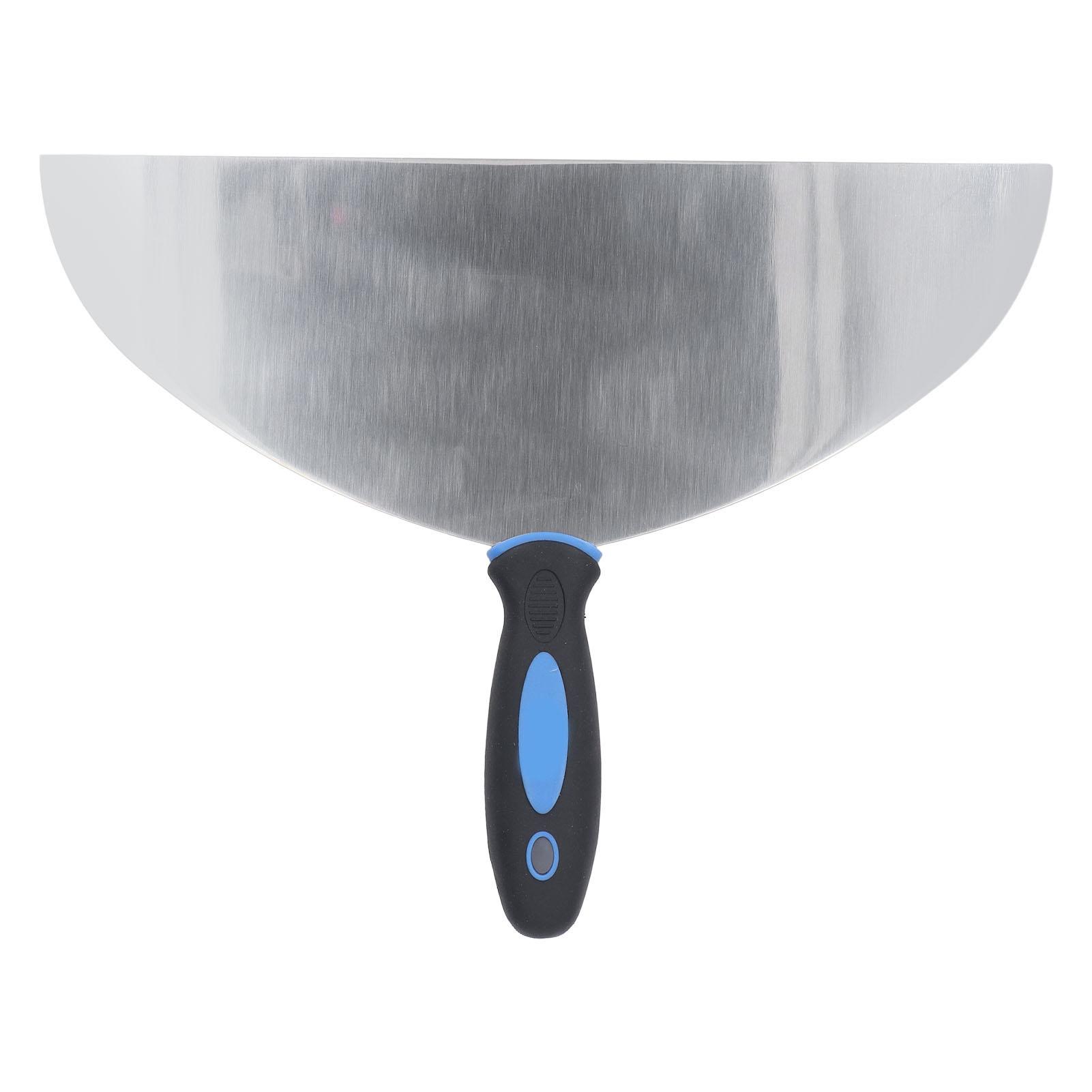 Spatule à mastic en acier inoxydable pour papier peint, décalcomanies de peinture, grattoir à plâtre avec trou de suspension pour la réparation