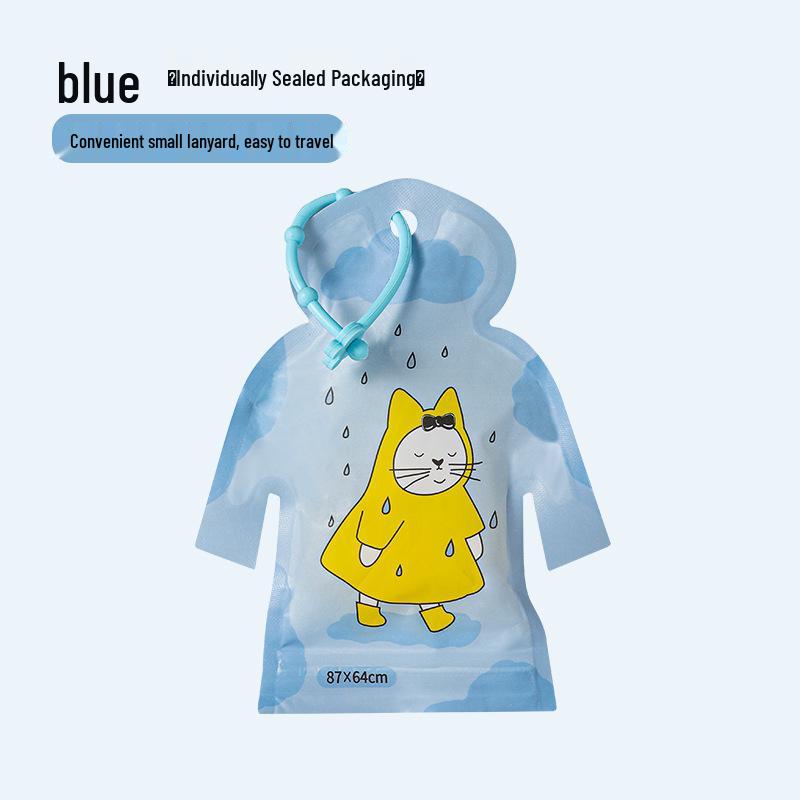 

Disposable Full-Body Raincoat for Primary School Kids - Boys & Girls
