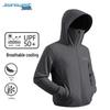 Jeanswest Men's UPF50+ Sun Protection Hooded Jacket