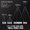 Velbon EX-547V2 Medium Family Video Tripod 4-Section Steel Oil-Free Head Remote Control Smartphone Holder for Video and VLOG Shooting