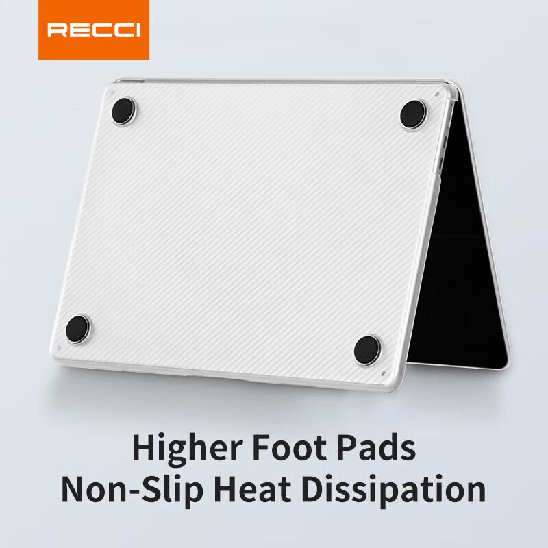 Recci Carbon Fiber Clear Protective Case