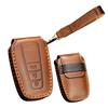 TECART Toyota Dedicated Key Case, Keychain, Genuine Leather, Dustproof, Compatible with the New Prius,