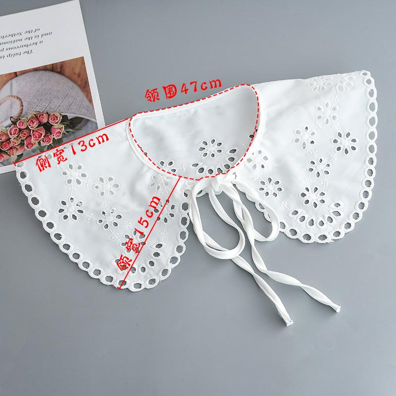 Korean Style Shirt Fake Collar Shawl Wraps for Womens Necklace False Collar Summer Dress Detachable Collar Scarf Accessories