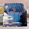 Coperta in Flanella Anime Jujutsu Kaisen - Morbida Calda Perfetta per Divano, Biancheria da Letto Campeggio Viaggio Ufficio Decorazione Casa -QJY