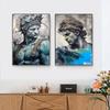 Classical Greek God Portrait Hermes Poster Apollo Abstract Graffiti Art Print Classic Greek Mythology Canvas Painting Decor