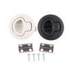 1Pc Round Flush Pull Slam Latch Cabin Flush Door Locker Mount Lift Pull Handle For Rv Yacht Marine Boat Deck Hatches Accessories