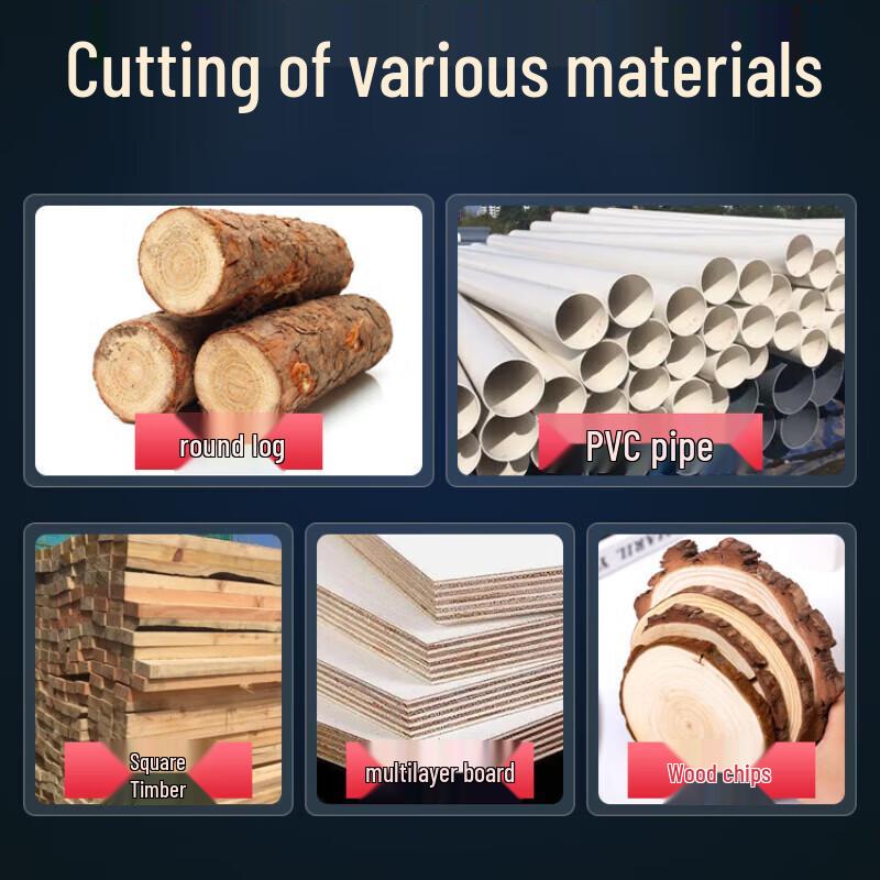 Jundelun Type 20 Automatic Woodworking Log Saw CN Plug (adapter Included)