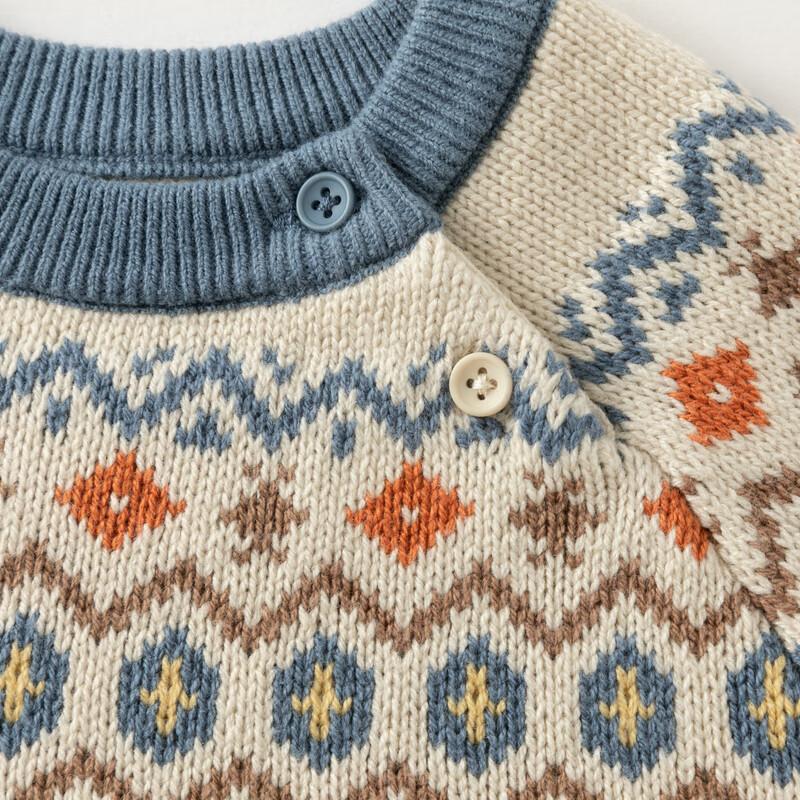 David Bella Boys' Knit Pullover Sweater