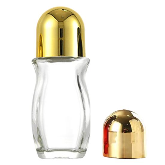 30/50ML Rosenquarz Roller Roll-on Glasflasche Nachfüllbare Flasche Mini Auslaufsicherer Kugelschreiber-Applikator