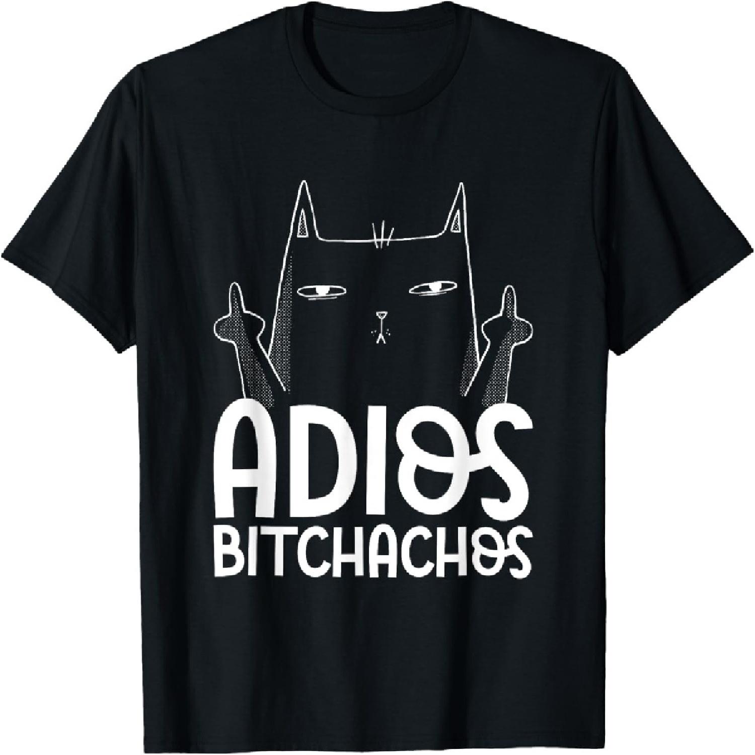 

Adios Bitchachos Cat Middle Finger - Cinco De Mayo T-Shirt for Men Women XXXXXL різнокольоровий