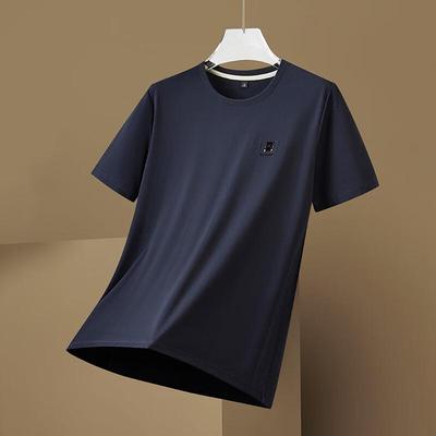 Herren Plus Size Rundhals Kurzarm T-Shirt