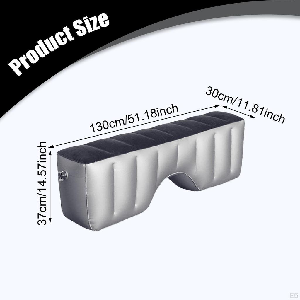 Car Air Mattress Back Seat Pad Bed Cushion Auto Accessories for Most Cars Filler Lightweight