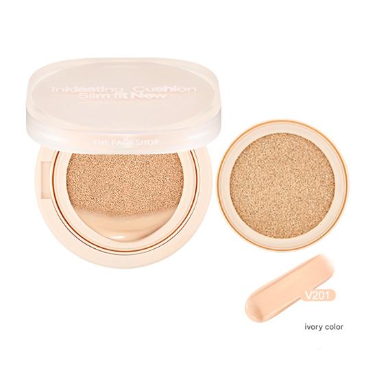 The Face Shop Ink Lasting Cushion Slim Fit New SPF35 PA++  Main 12g, Refill 12g  (9 Options)