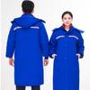 Anti-static Cold-resistant Winter Cotton Workwear Coat with Removable Embroidered Petroleum Print
