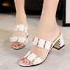 Women Casual Sandals Sexy High-heel Shoes for Summer
