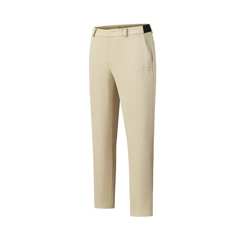 

FILA Golf Series Fashion Classic Simple Sports Golf Versatile Comfortable Woven Casual Pants Men pants Millet-Beige A11M615805FBG L