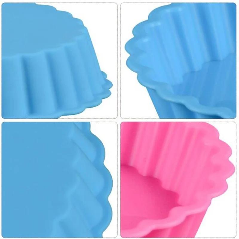 Kitchen Baking Tools Eco-friendly Silicone Cake Mold Fruit Pie Mold Tray Round Fondant Cake Mold Pie Bakeware Pan Accessories