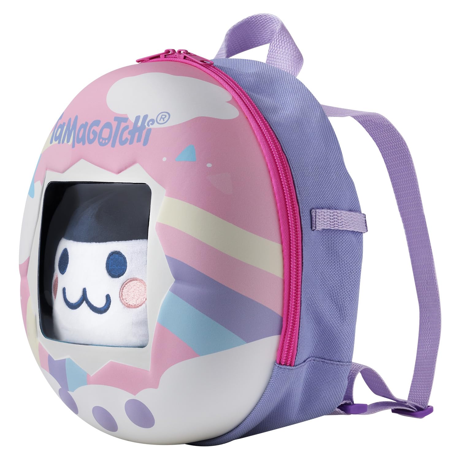 

Tamagotchi Kurutto Sukusuku Plush Toy Outing Backpack Set Mimicchi [BANDAI]