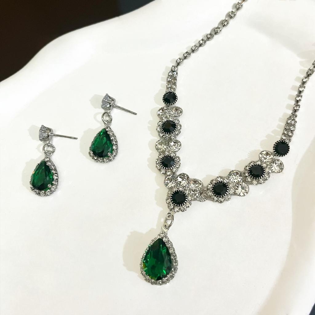 Wedding Women'S Necklace Earrings Set, Bridal Wedding Dress Necklace, Dinner Party Accessories