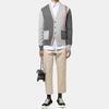 THOM BROWNE Funmix V-Neck Long-Sleeved Cardigan MKC530F-Y3017-982