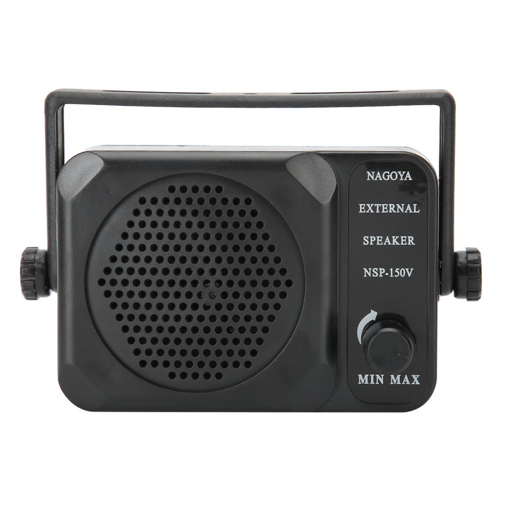 3.5mm Plug 3W Portable Mini External Speaker with Builtin Noise Filter Switch Universal for CB Radio