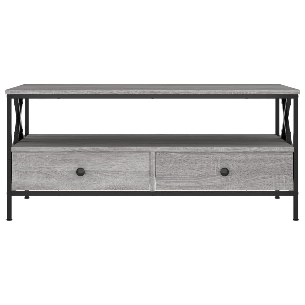  Coffee Table, Grey Sonoma Oak, 100x51x45 Cm