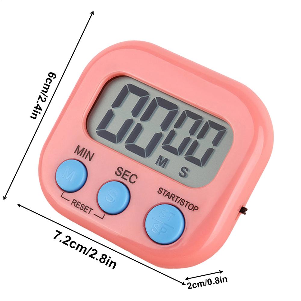 Digital Kitchen Timer, LED LCD Screen, Big Digital Loud Alarm, Electronic Timer Baking Stopwatch Tools