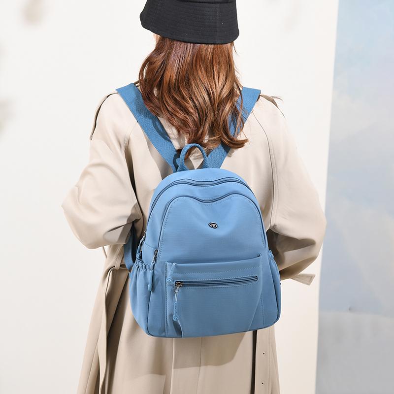 Lightweight Student School Bag Women's Commuter Backpack Water-Repellent Nylon Travel Backpack