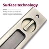 Invisible Door Lock Balcony Wooden Sliding Door Lock With Key Kitchen Bedroom Sliding Door Sliding Door Built-in Hook Lock