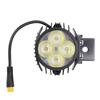 Black Electric Scooter Light Electric Scooter Head Lamp for KukirinG2Pro/G2Max Scooter Upgrade