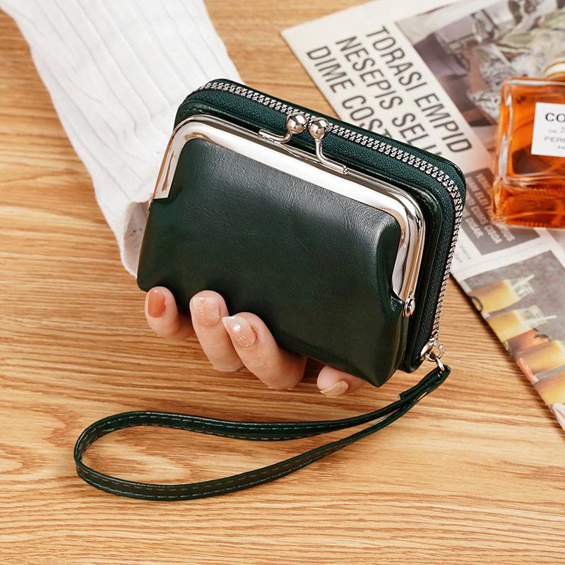 

2025 Ретро Мини Сумка-Клипса: Многосекционный держатель для карт и монет