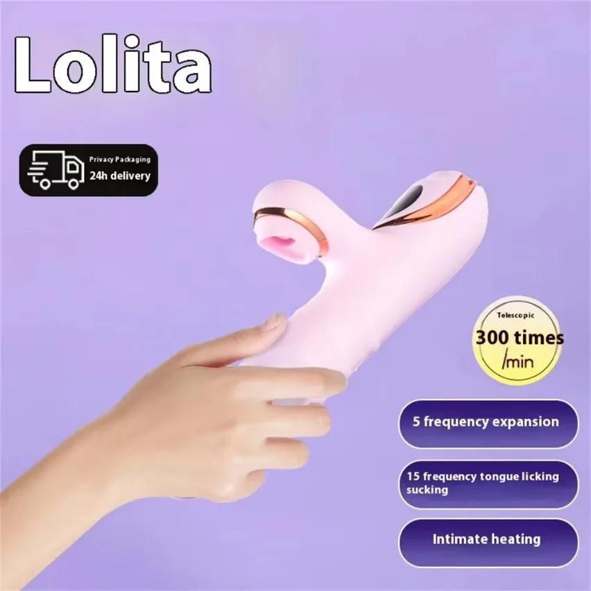 Sex Toy Telescopic Vibrator Sucking Clitoral Vaginal Stimulation G-spot Female Masturbation Adult Erotic Toys Juguetes Sexuales