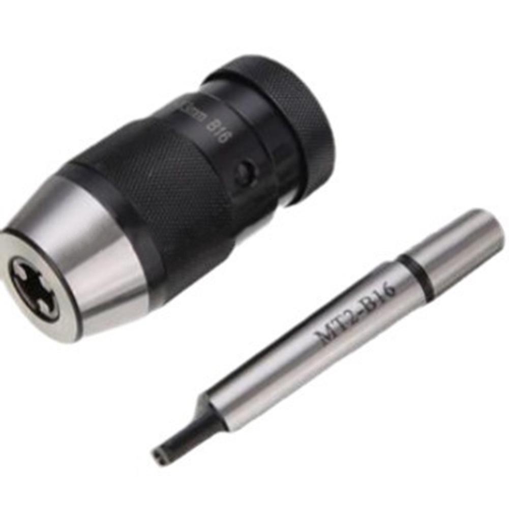 Lathe Drilling 45 Steel 1-16mm Drill Chuck Keyless Drill Chuck For Drilling Self-tightening Quick-change Design
