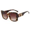 Letters VS Big Square Frame Sunglasses For Men Women Brand Design Luxury Driving Sun Glasses Fashion Vintage Male Female Eyewear