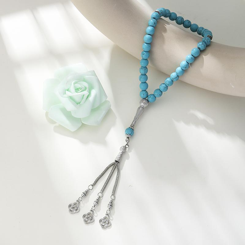 Xiaomi Muslimische Rosenkranzperlen Eid von Ramadan Geschenk Türkei Herrenarmband Arabische Islamische Gebetsperlen 10mm 33 Perlen Naturstein Handgefertigter Schmuck