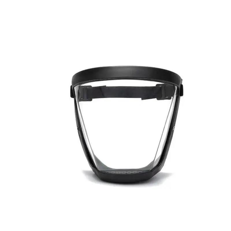 Transparent Faceshield Reusable Dustproof Anti-fog Mask Safety Glasses Kitchen Safety Protection Anti-splash Mask With Filters