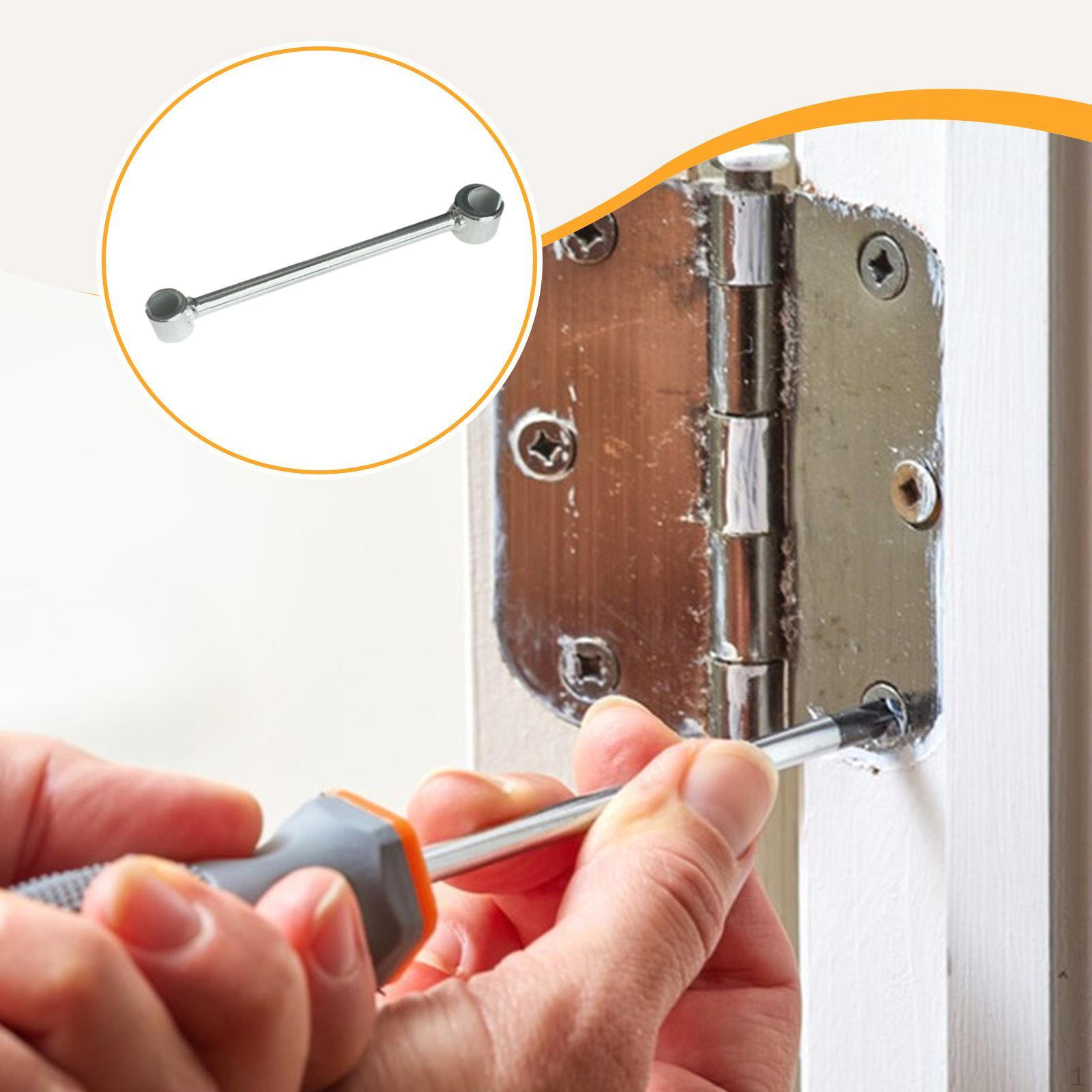 

Инструмент для регулировки дверных петель Регулируемый гаечный ключ Портативный Сверхпрочный Практичный Ремонт S